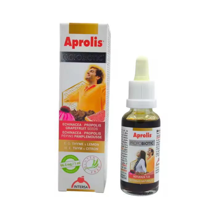 Propobiotic  Aprolis. Sistema inmune, defensas naturales, equinácea, propóleo,tomillo. Gripes, catarros, resfriados - 1