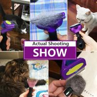 Cepillo De Masaje Para Perros Y Gatos Eliminador De Pelos De Gato Cepillo De Aseo Para Mascotas Plástico Material Originario De China - details 1
