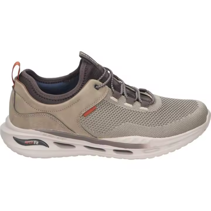 SKECHERS | Zapatos Skechers Arch Fit Orvan Trayver para Hombre – Zapato Casual en Color Marrón – Zapato Deportivo con Cierre de Cordones – Cómodos y Versátiles – Arch Fit – Modelo 210480-KHK - 1