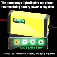Cargador De Batería De Coche 12V 2A Reparación Pulsada Potencia 220V LED Pantalla Para Baterías De Agua Y Secas Moto Y Camión - details 8