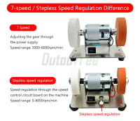 Máquina De Moler Doble 100W Con Trituradora De Mesa Para Pulido Fino Y Grueso Motor Eléctrico Rueda De Moler Piedra Para DIY En El Hogar - details 5
