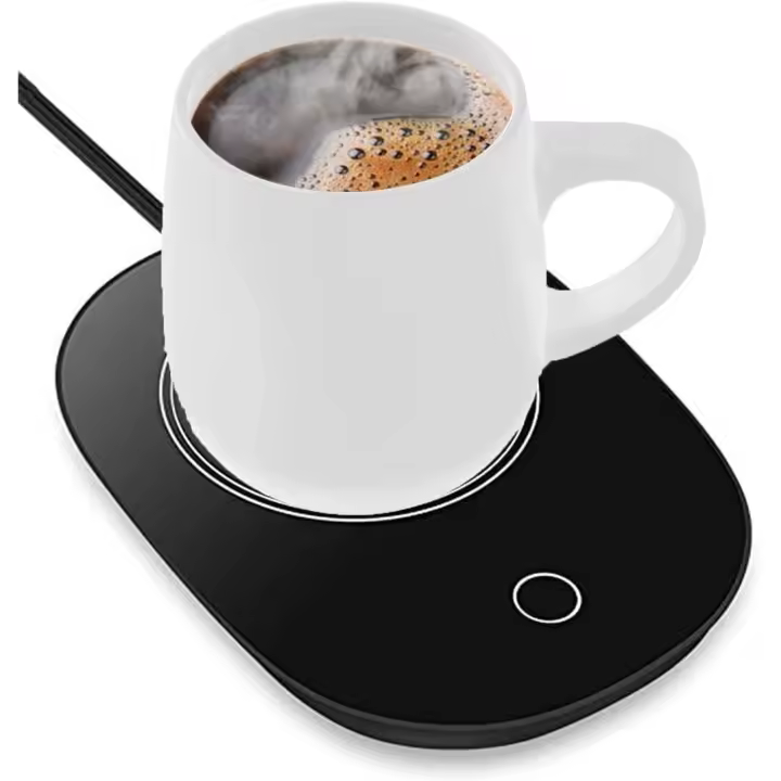 Calentador de Taza de Café Euroxanty - Control de Temperatura - Apagado Automático - Ideal para Té, Bebida, Leche, Cacao, Agua - Oficina, Hogar, Viajes - 1