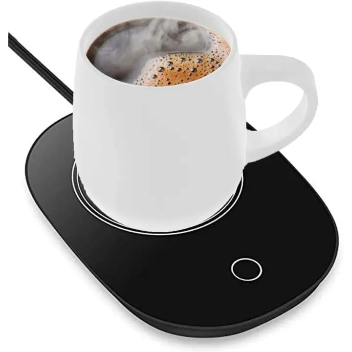 Calentador de Taza de Café Euroxanty - Control de Temperatura - Apagado Automático - Ideal para Té, Bebida, Leche, Cacao, Agua - Oficina, Hogar, Viajes - 1