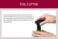 Kit Eléctrico para Abrir Botellas de Vino Kolitong (Caja Regalo Elegante) | Abridor Un Toque + 6 Piezas de Utensilios de Vino | Base Portátil · Inoxidable Profesional · Ideal para Hogar y Fiestas KB1-602301 - details 7