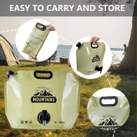 Bolsa de almacenamiento de Agua de 3 piezasbotella de Agua plegable portátil sin BPA de 8L para Cycling y Deports al Aire Libre. - details 2