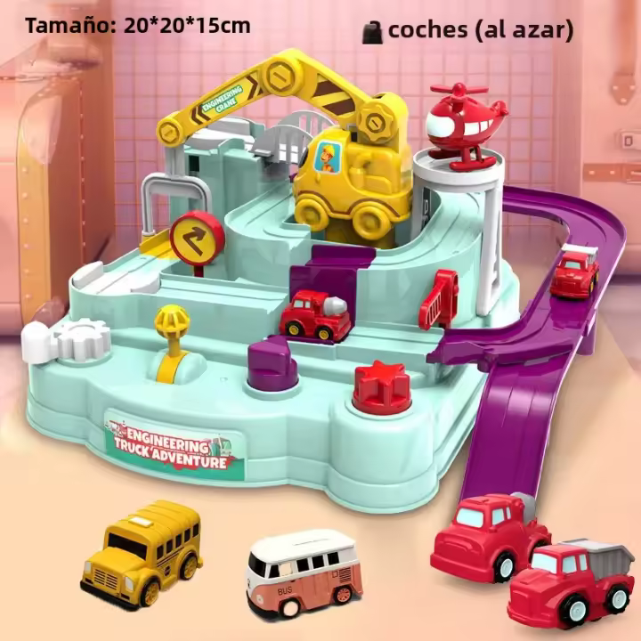 Juguete Educativo Interactivo Para Niños Coche De Ferrocarril Con Juego De Aventura En Espacio Y Rocket Modelado De Animales - 1