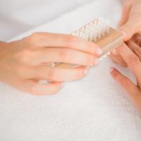 Las Yemas DE LOS Dedos de Manos y Pies Cabeza de Madera de Doble Cara para Limpieza de Uñas y Manos - details 3