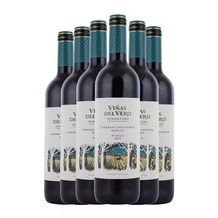 Vino tinto joven Viñas del Vero 75 cl x 6 botellas. Total 4.50 litros - 1