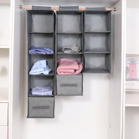 Organizador De Armario Colgante Con Estante Para Ropa Y Cuellos Collapsible Almacenamiento En Armario Para Ordenar Ropa Y Accesorios - details 9