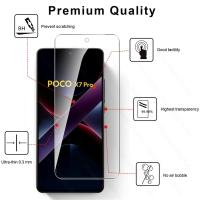 2Pcs Protector De Pantalla De Vidrio Para Xiaomi Poco X7 pro 5G 9H Protector De Pantalla Premium Para PocoX7Pro Poko Little X7Pro X 7 pro 7Pro - details 3