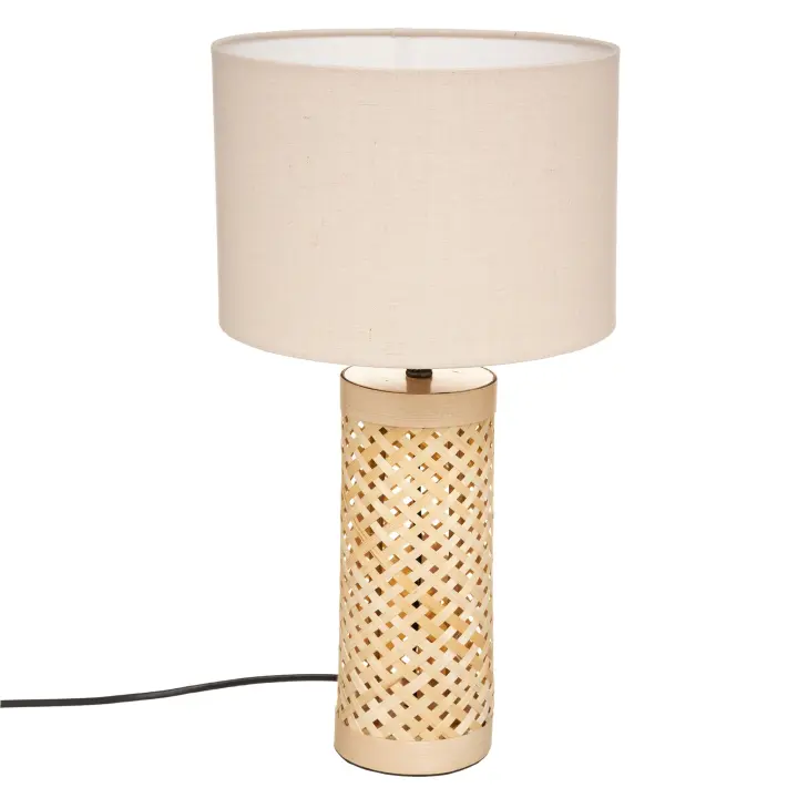 Atmosphera Lámpara Salma Natural de Mesa - 1