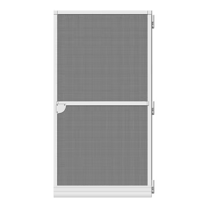 Mosquitera Schellenberg Puerta Fibra de Vidrio Aluminio Blanco (100 x 210 cm) - 1