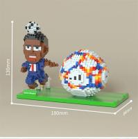 Mini Bloques De Construcción De Fútbol 2022 Juguetes Creativos Para Niños Soporte Para Bolígrafo Y Móvil Regalos Para Niños De 3 a 18 Años - details 6