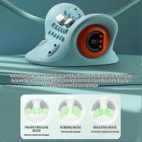 EMS Terapia de calor Masajeador de hombro y cuello para hombres mujeres-Alivio y tracción de la columna cervical, masajeador eléctrico Hugterra para el hogar y el coche - details 0