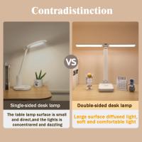 Lámpara De Escritorio LED Táctil Recargable USB Con 3 Niveles De Iluminación Protección Ocular Plegable Para Dormitorio Lámpara De Noche Para Mesa - details 6
