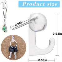 50Pc Tachuelas De Mano Con Cabeza De Plástico Gancho Para Tablero De Madera De Cerezo Tachuelas Decorativas Para Tablones De Anuncios Seguridad Metal Y Plástico - details 7