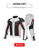 Chaqueta De Motocicleta Impermeable Para Hombres Con Protección EVA Ropa De Carreras Moto Arracimienta Pantalones Usables Para Moto - details 22