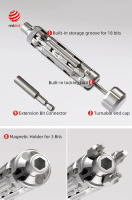 Galacok S1 Set De Destornilladores Multifuncional EDC Con Bit Magnético Torx Phillips Hex Para Reparación Portátil En Exteriores Y Hogar - details 6