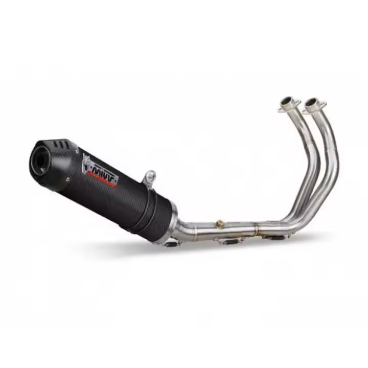 Mivv Sistema De Escape Completo Homologado Oval Yamaha Mt-07/fz-07 2014-24 Y.044.l3c - 1