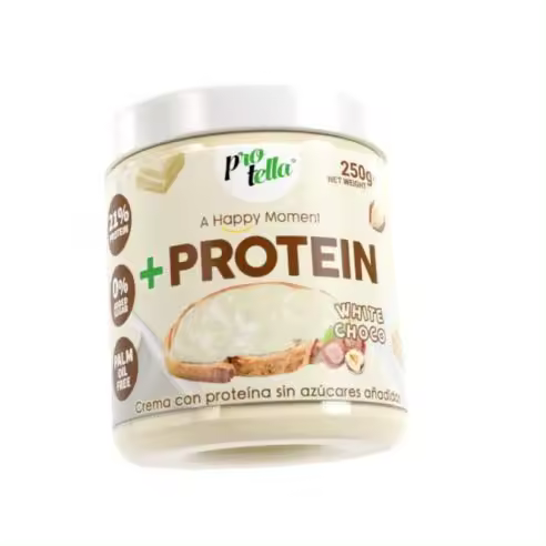 CREMA PROTEICA(250GR) CHOCOLATE BLANCO - Protella  Sin azúcares añadidos - 1