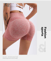 Shorts De Yoga Para Mujer CZGUKE Cintura Alta Levantamiento De Glúteos Control Abdominal Ruched Sonrisa Pantalones Cortos - details 13