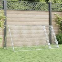 vidaXL Jaula para Gallinas Caseta de Pollos Gallinero Acero Galvanizado Plateado Dimensiones 200 x 105 x 91 cm, 400 x 105 x 91 cm - details 0