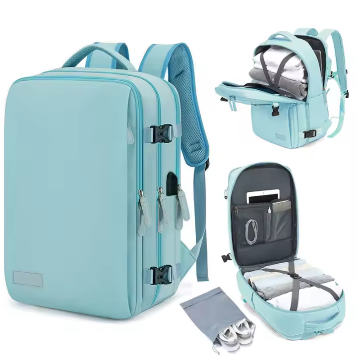 Mochila Viaje Avion Cabin 46x30x20 Mochila Ryanair Mochila Avion Mochilas Bolsa de Viaje Mochila Equipaje de Mano Cabin Bag 40x20x25 - 1