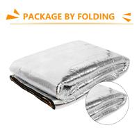 Alfombrilla De Sonido Para Coche Auto Aislante De Calor Y Ruido Resistente a La Vibración Adhesivo 200*50cm Tapete De Aluminio Para Engarzado En Motor Y Puertas - details 5