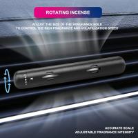 Difusor de aceite esencial recargable para coche con barra de aromaterapia sólida y opción de cartucho incorporado, libre de sustancias nocivas (1 clips de ventilación + 2 varitas de incienso) - details 1