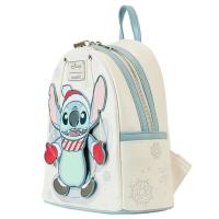 Bolso De Hombro Doble De Cuero PU Con Estampado De Stitch De Navidad De Disney Para Niños Bolsa Escolar Regalo Lindo Y Cartoon - details 2