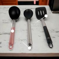 Bergner - Utensilios de Cocina de Acero Inoxidable y Nailon, Cucharón, Cazo y Espátula - details 0