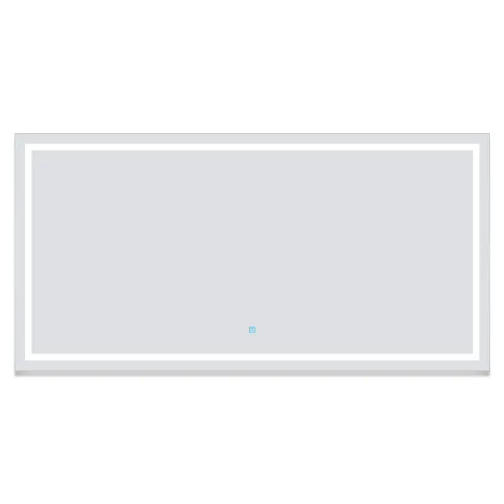 Aica Espejo de baño LED 160 x 80 cm, antivaho, brillo regulable - 1