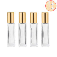 Botella De Aceite Esencial De Vidrio Grueso Recargable 10ml Con 4 Vaso Tumbler Accesorios 2 Funnel 2 Pajita Pack De 1/4pcs - details 6