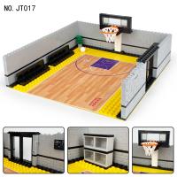 Bloques De Construcción Educativos Para Niños Escena De Baloncesto Pequeños Partículas DIY Juguete Regalo De Cumpleaños Para Niño - details 0