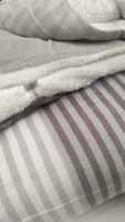 Mercatienda.es Edredón Nórdico Sherpa Tolrá Cama 150 con Borreguito - Sedalina & Borreguillo - Extra Grueso 600gr/m2 - Térmico Invierno + Cuadrantes Regalo - Color Malva - details 2