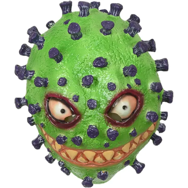 Cara de Halloween - Accesorios aterradores de Halloween Cara completa Impermeable - Suministros para festivales Cabeza de terror para Halloween Día de los Muertos Día de los Inocentes - 1