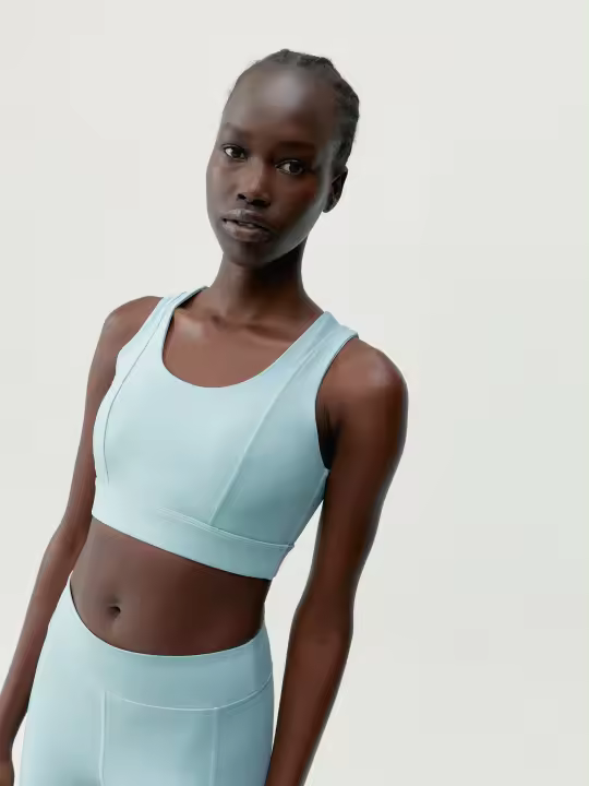 Born Living Yoga Top Namir Grey Mist - 1