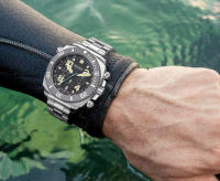 Reloj Deportivo De Inmersión Para Hombre 2024 Reloj De Cuarzo Con Pantalla Grande De Acero Inoxidable 316L Y Cristal De Zafiro Resistente Al Agua 500M Luminoso Chronógrafo - details 13