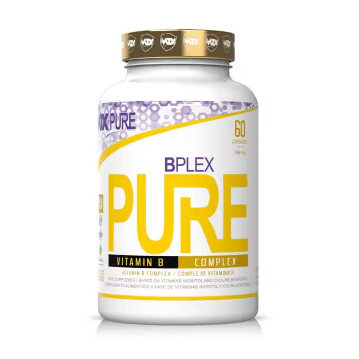BPLEX  by MTX PURE 60caps/546mg  - Mezcla de vitaminas hidrosolubles del grupo B (pelo, uñas, piel) - 1