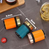 Abridor de botellas de type empuje Abridor de botellas magnético Abridor de botellas de cerveza Herramiento para abrir tapas de botellas de cerveza Utensilios de cocina - details 0