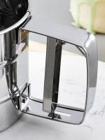 1PC Sieve De Harina De Acero Inoxidable Con Presión Manual Malla Fina Para Polvo De Levadura Azúcar Herramientas De Hornear Para La Cocina - details 5