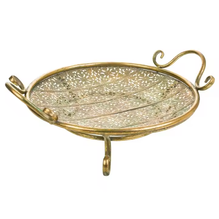 WANDERLUST DECO Centro de Metal Decorativo para Mesa - Diseño Moderno y Resistente - 1