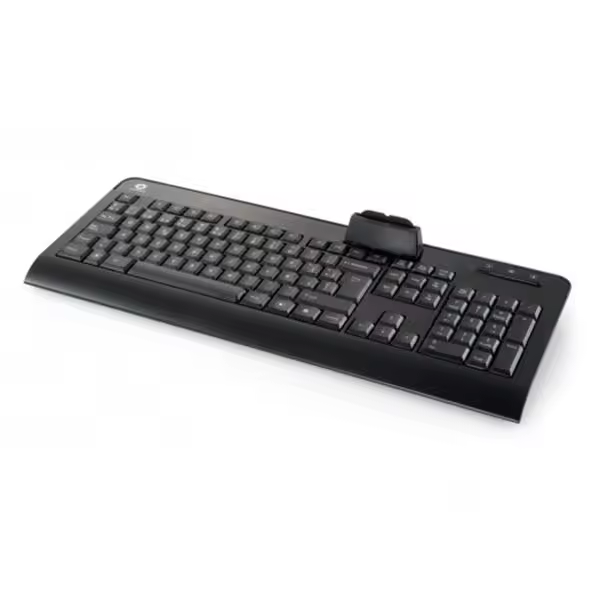 TECLADO USB CON LECTOR DNI CONCEPTRONIC COMPATIBLE DNI 3.0 Y TARJETA SANITARIA - 1
