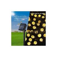 Guirnaldas Luces Exterior Solares 11M 60 LED Guirnalda Luces Solar Impermeable 8 Modos Interior y Exterior Cadena de Luces Solar para Jardín Patio Fiesta (Blanco Calido) - details 3