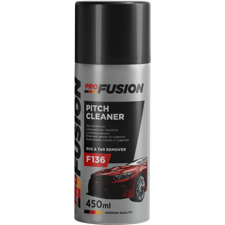 ProFusion Limpiador de Alquitrán, Asfalto, Resinas, Adhesivos, Manchas Grasas de Aceites - F136 Pitch Cleaner 450 ml - 1