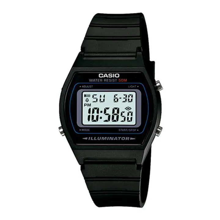 Casio Reloj Digital W-202-1AVEF Resistente Al Agua Negro Hombre - 1
