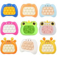 Juguete Antiestrés Con LED Pop Light Fidget Game Manija Para Niños Y Niñas Juego De Burbujas Corto Alivio De Estrés Temas Variados - details 0