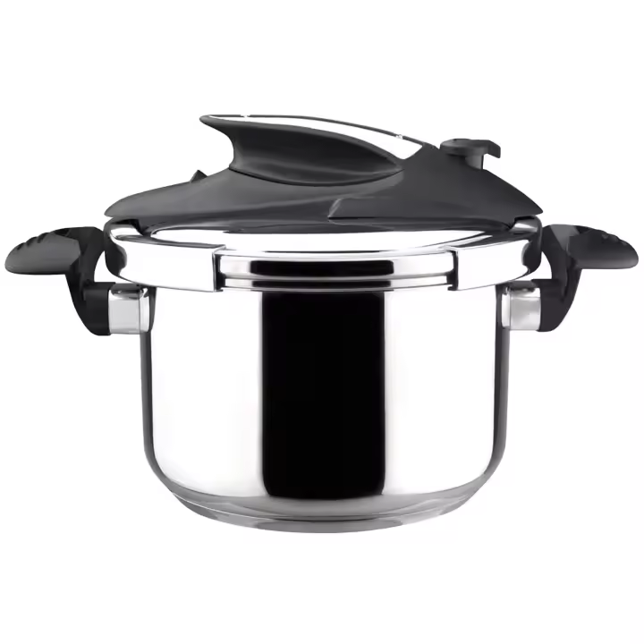Magefesa Nova - Olla Express Rápida de Acero Inoxidable 18/10, Sensor de Presión, Cierre Fácil y Cómodo, Cocina Sana, Inducción, Ahorro Energético - 1