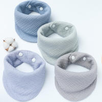 Babero de crepé de algodón puro Babero de gasa de cuatro capas El desarrollo de productos para niños se puede facturar - details 2
