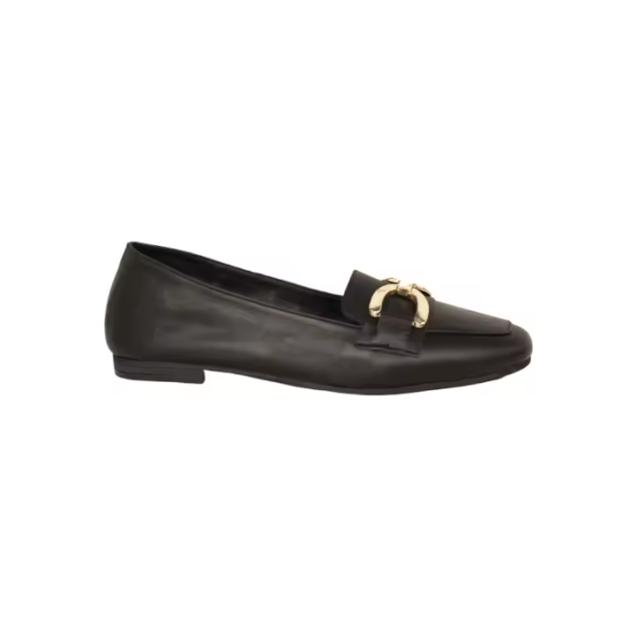mocasin con estribo y punta cuadrada tacon 3cm - 1